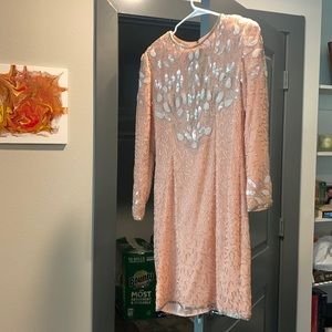 Vintage right vogue pearl and beaded dress